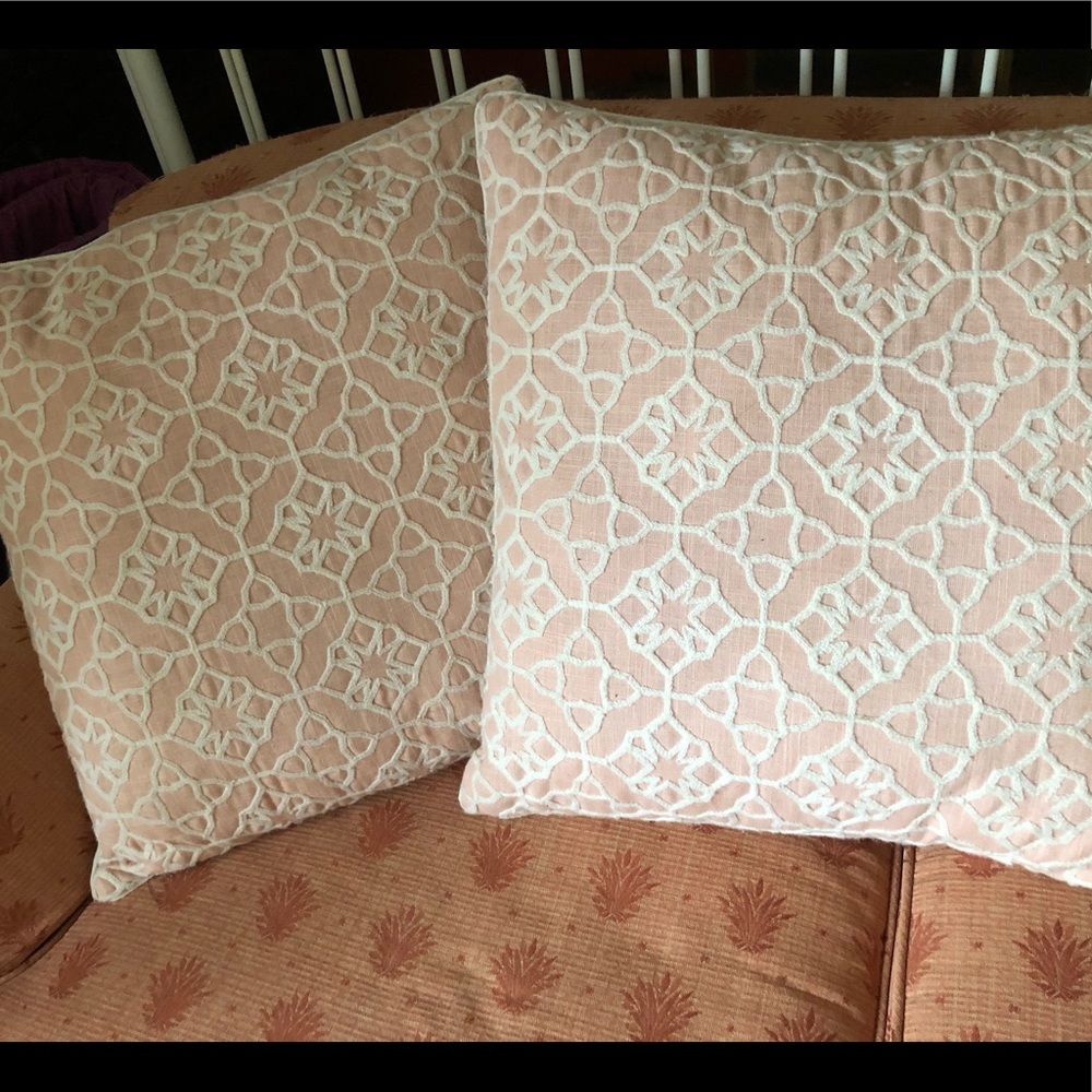 Pink pillows